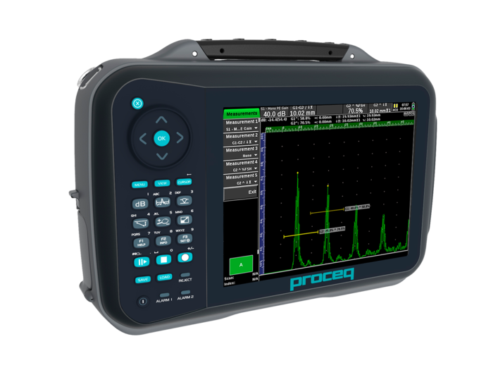 FD100 UT Ultrasound Inspection for different type of materials, metal and not metal, such as composite or plastic