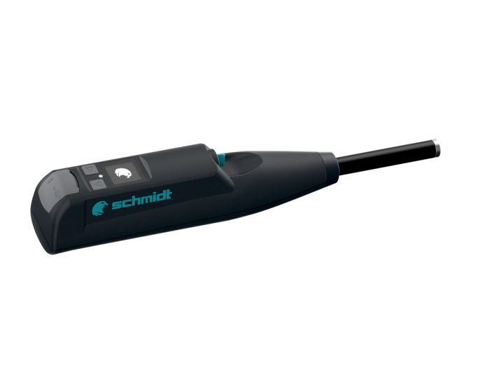 Silver Schmidt OS8200 Concrete strength and uniformity testing using rebound hammer technology